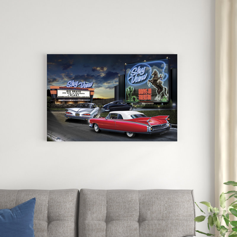 Diners And Cars IV, H 24 po x l 36 po x P 1,25 po