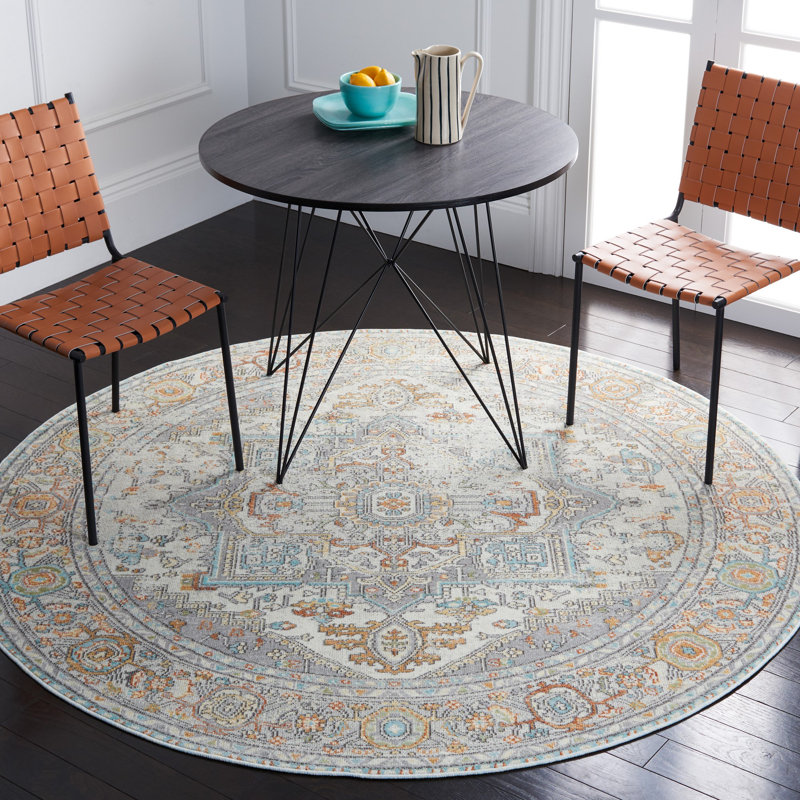 Tapis oriental performance Emelun, Rond 6 pi 7 po