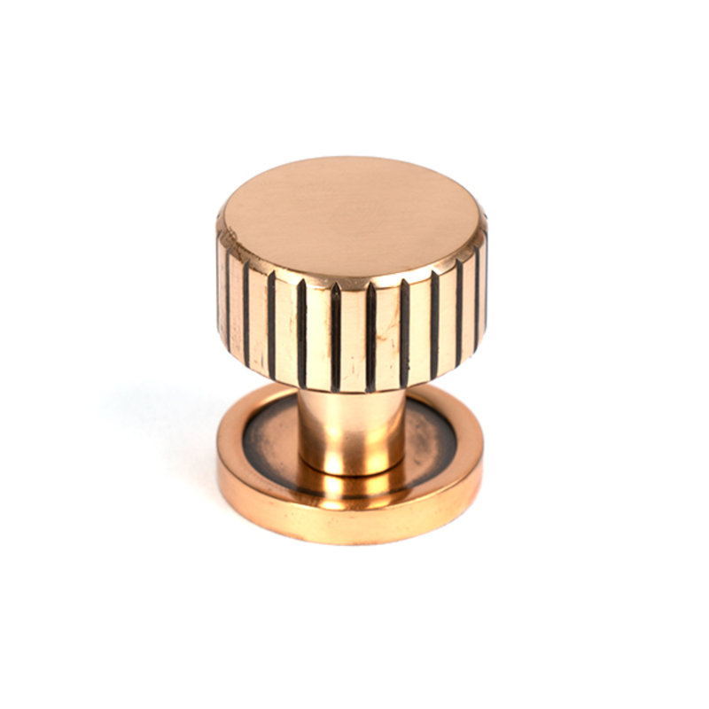 Matt Black Judd Cabinet Knob - 32Mm (Plain), 2.5 cm, Polished Bronze