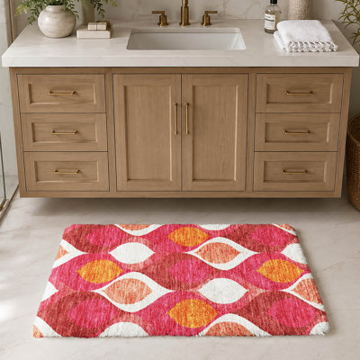 Tapis Dream Shag ADS749 de style moderne du milieu du siècle, lavable à la machine de qualité supérieure