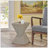GEOMETRIC MGO SIDE TABLE,LIGHT GRAY COLOR-838411806