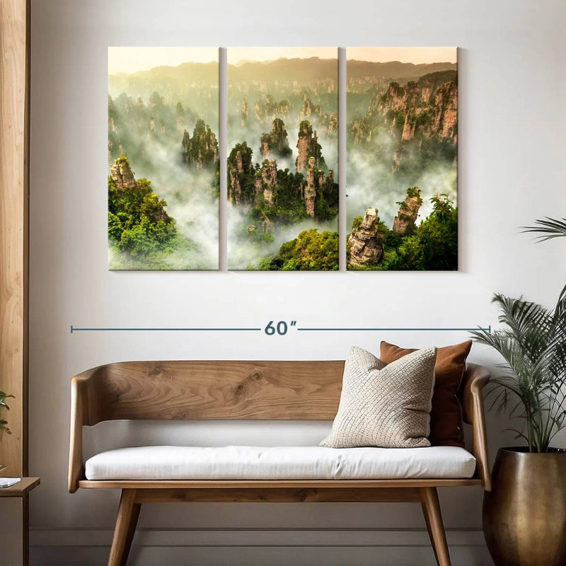 Alvord Tianmen Mountain, 32" H x 50" W