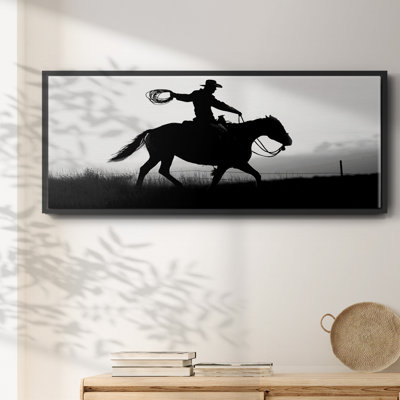 «Rope and Ride I», toile encadrée