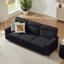 82-Inch Modern 3-Seater Sofa With Compressed Snowfleece Fabric For Multi-Functional Living Spaces-1016290189