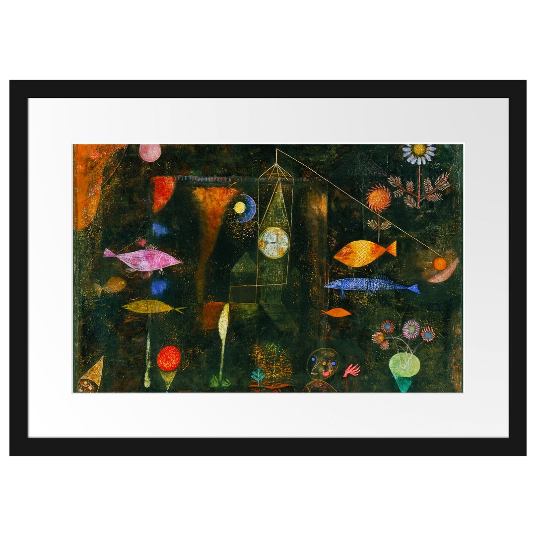 Gerahmter Kunstdruck Fish Magic von Paul Klee