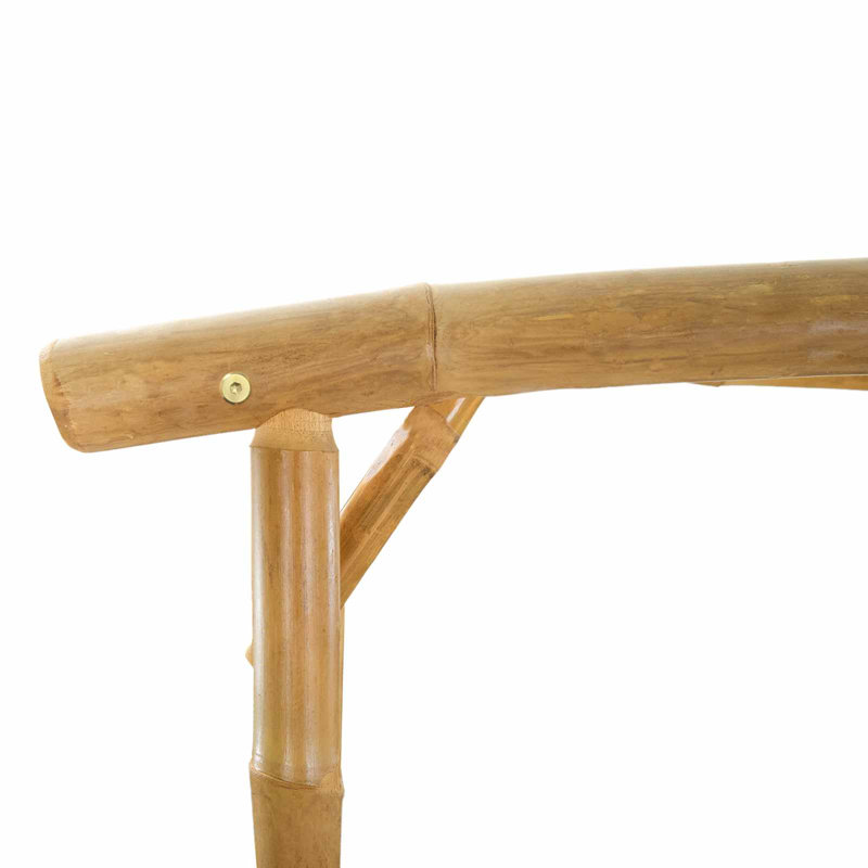 vidaXL Garden Arch Natural Bamboo Modern Archway Structure Outdoor Decor