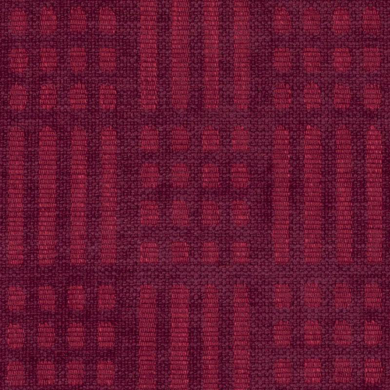 Tissu bandera ii Laura Kirar, Prune / rouge