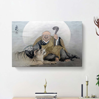 Priest Bukan by Hashimoto Gaho - Wrapped Canvas Painting