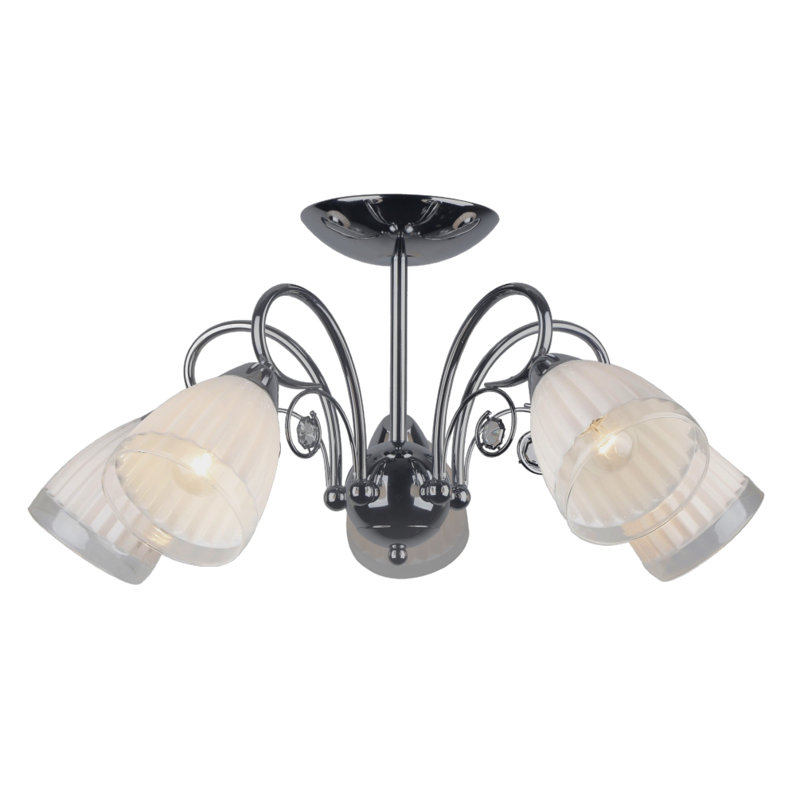 Chalkhill 5 - Light Shaded Chandelier