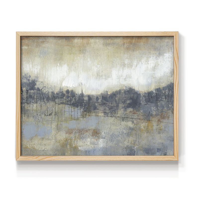 «Cool Grey Horizon I», reproduction encadrée, Naturel, H 16 po x l 20 po