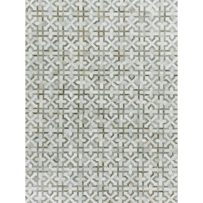 Natural Hide Cowhide Geometric Area Rug