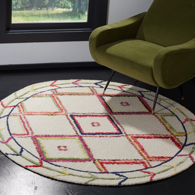 Derose Hand Tufted Wool Southwestern Rug