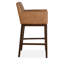 Upholstered Bar Stool with Solid Wood Frame-1830704876