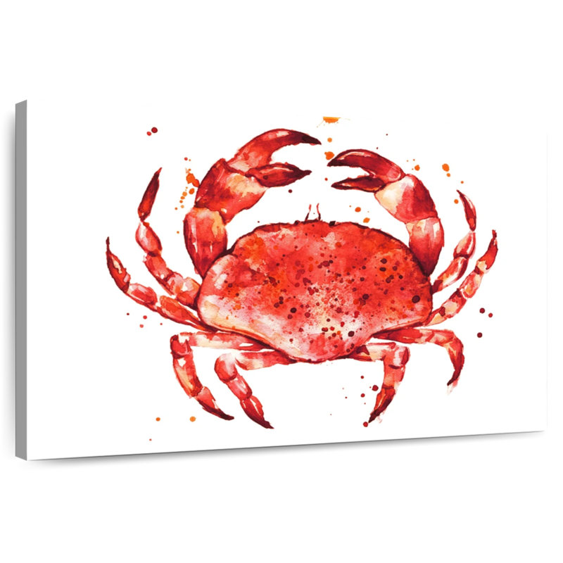 Brampt Cooked Red Crab, 34" H x 51" W