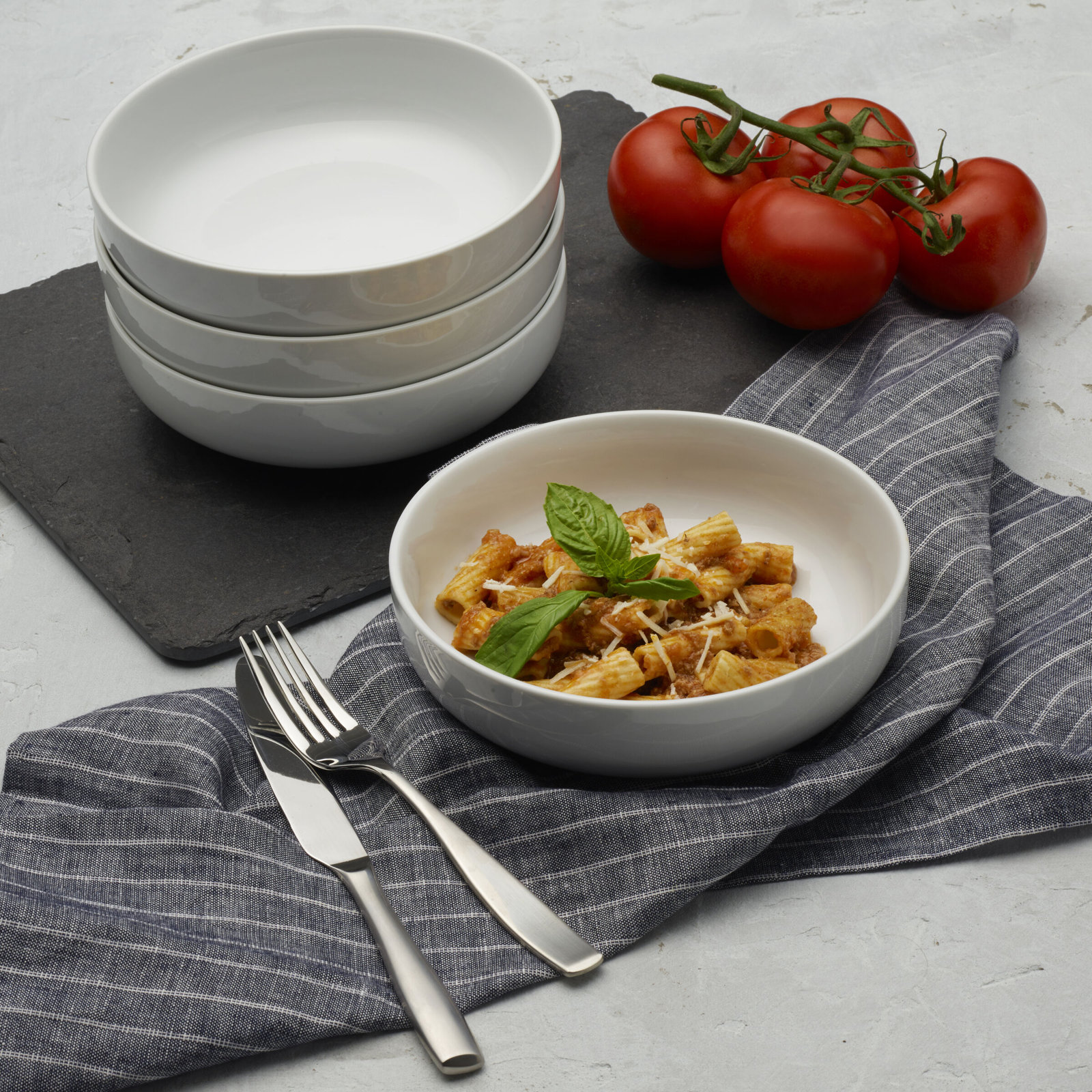 Max Small Porcelain Pasta Bowl
