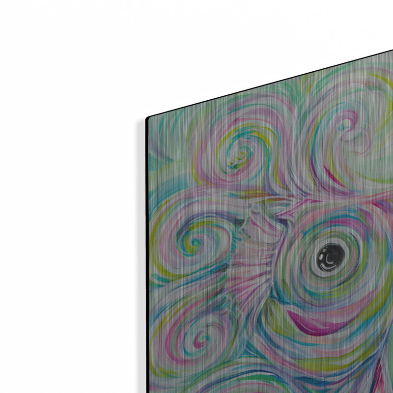«Swirly Seahorse» par Estelle Grengs, H 48 po x l 24 po