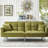 Syliva 80" Square Arm Sleeper Sofa Bed-1024034500