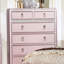 Mobilier de chambre à coucher de style contemporain avec garniture de miroir 1Pc
