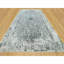 Tapis gris en laine et en soie noué à la main 12 pi x 18 pi CE33E1504FF54AA4826439529C80E72E