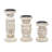 10.15'' H Solid Wood Tabletop Candlestick