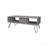 Smoke Coffe Table with 2 Shelf