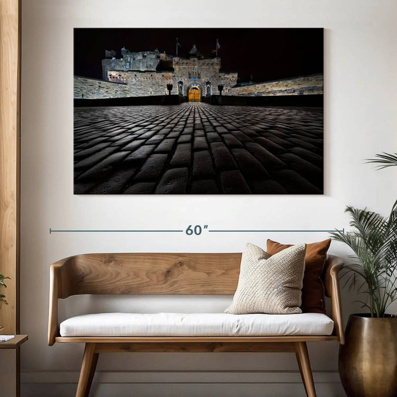 Entrée du château Ravi Edinburgh, H 34 po x l 51 po