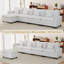 Canapé modulaire modulaire avec repose-pieds / module de chargement intelligent / coussin décoratif-129156934-129156932