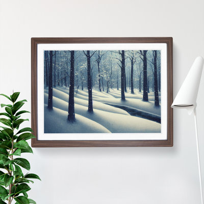 A Vivacious Winter Forest - Single Picture Frame Print