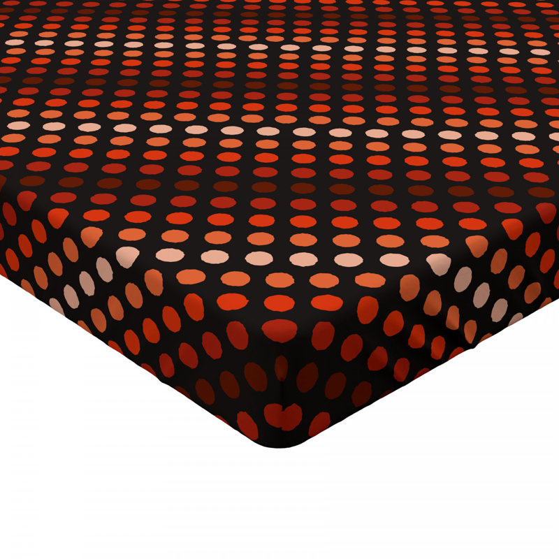 Drap-housse géométrique en microfibre, Drap-housse grand