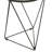 Chylie Mirrored Glass Top End Table-1363105704