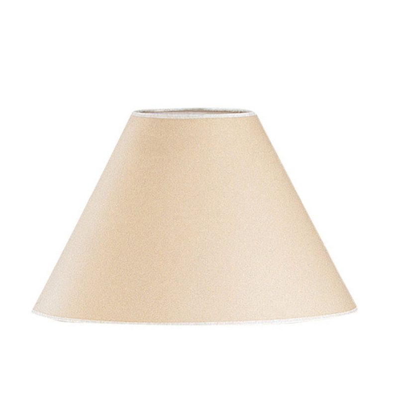Abat-jour empire en papier kraft brun clair