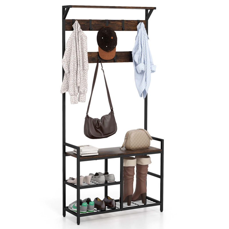 Blovice Hall Tree 33'' Wide