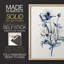 Indigo Wild Roses II, reproduction encadrée - bois massif-112364811-112364815