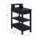 Hovea Transitional 3-Shelf Accent Table with USB Power Dock