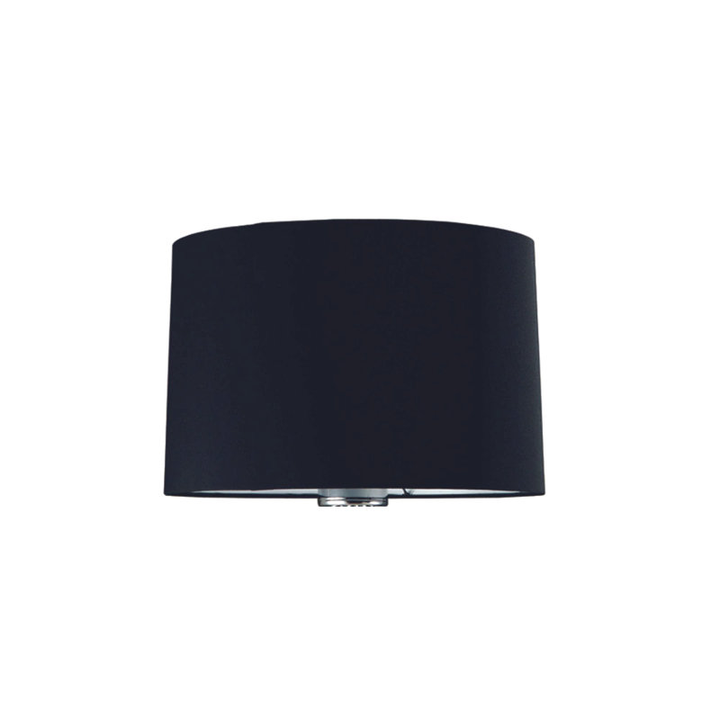 Lampe sur pied en métal de 59 po de hauteur, design contemporain, Noir
