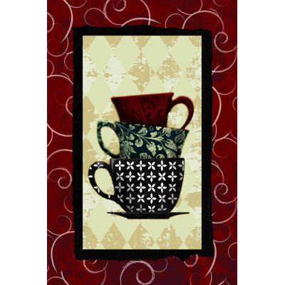 Cup Cup Cup - peinture sur toile tendue