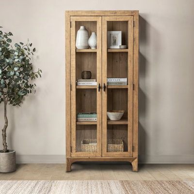 Crest Reclaimed Wood Display Cabinet