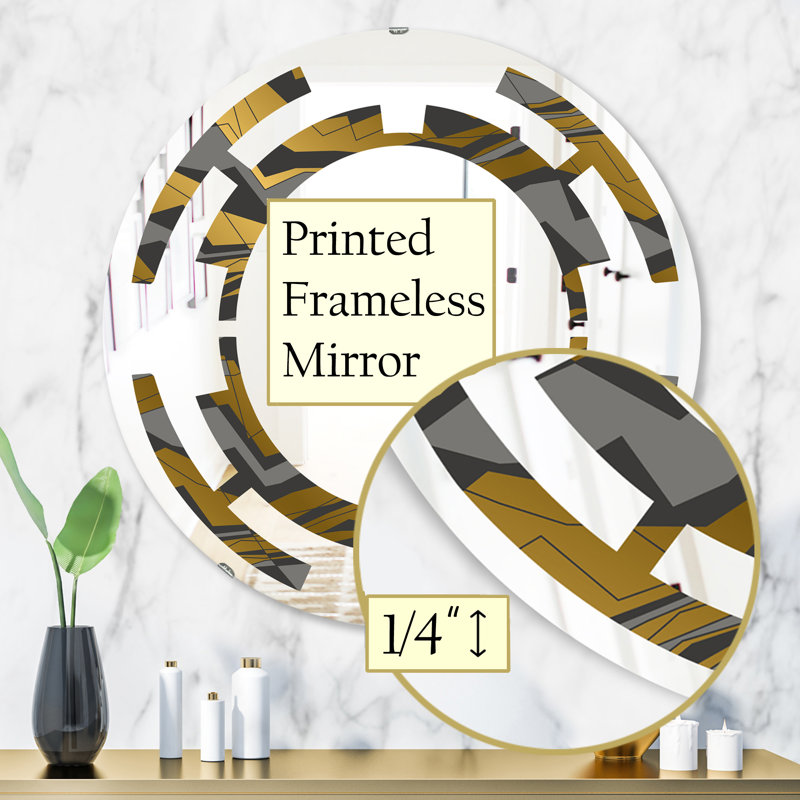 Miroir mural Space Frames, 23,6 po x 23,6 po