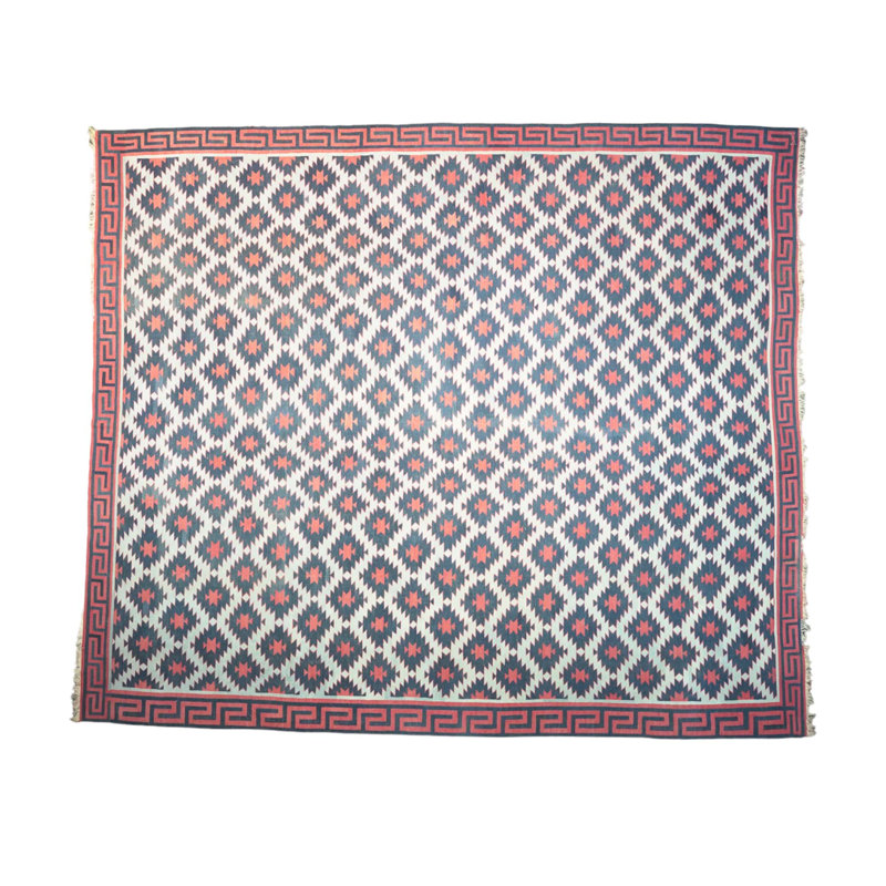 Dhurrie Hand Woven Wool Area Rug