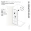 Panneau de douche simple 36 po x 78 po Esprit Monture