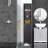 Bathroom Storage Cabinet, Free Standing Bathroom Storage Unit, Tall Linen Tower With 3-Tier Shelves And Drawer