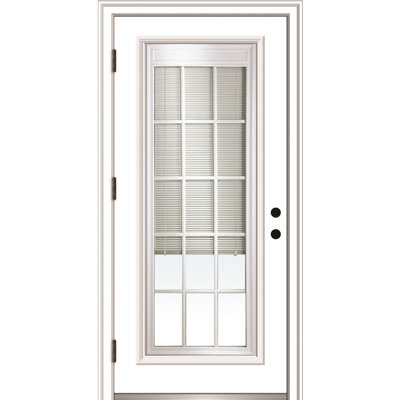 80'' Flush Steel Front Entry Doors