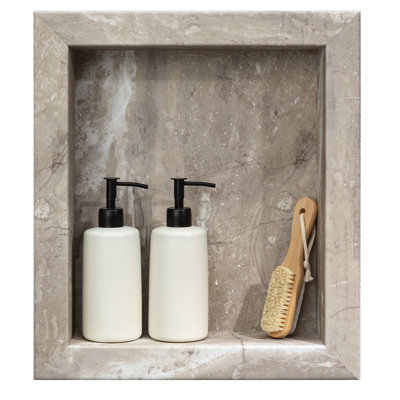 Insert de niche de douche imperméable en vinyle Palisade 17,5 po x 15,5 po Palisade