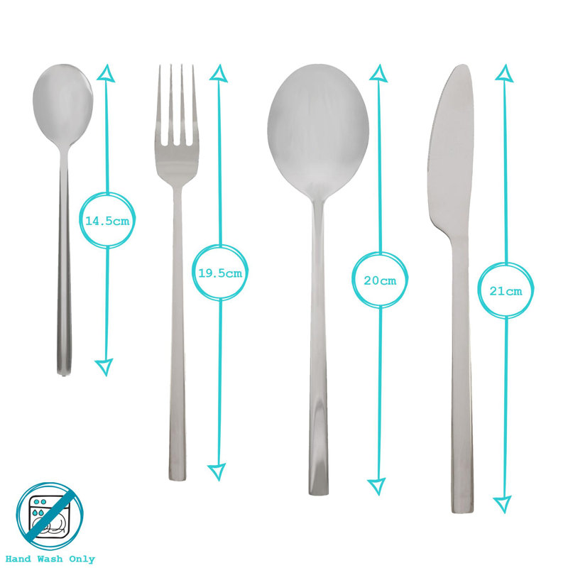 Argon Tableware Stainless Steel Cutlery Set, Copper