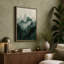 Misty Mountain Layers Scandinavian - Wrapped Canvas-131764539-131764540