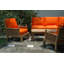 Luxe Outdoor 7 - Piece Teak Conversation Set