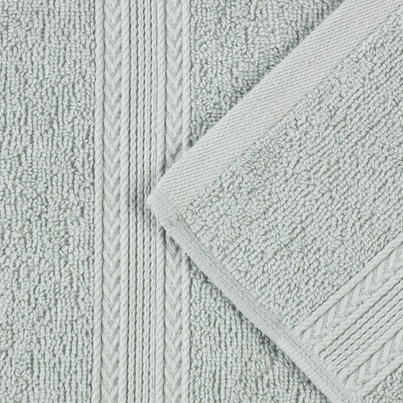 Ensemble de serviettes de bain 100% coton 450 fils 450 g / m² écologique, Aquamarine