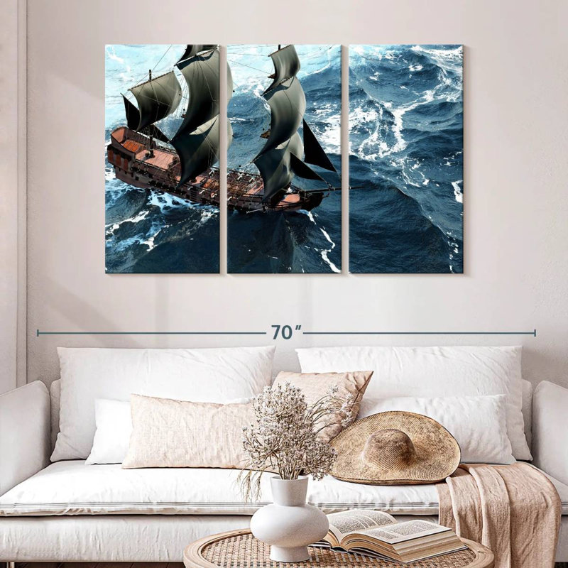 Mehar Pirate Boat, 32" H x 50" W