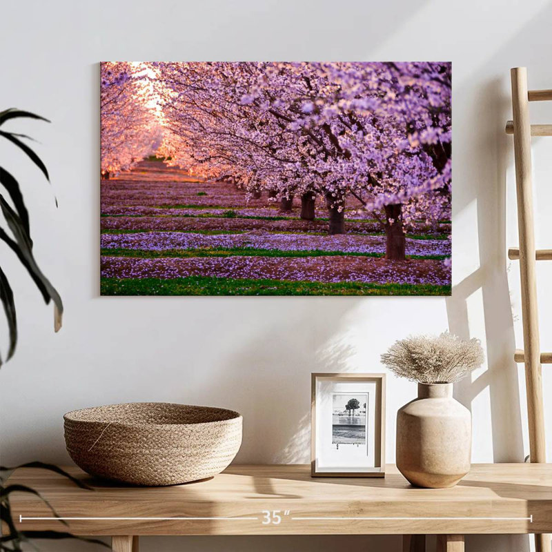 Alvord, Californie, arbres Sakura, H 16 po x l 24 po