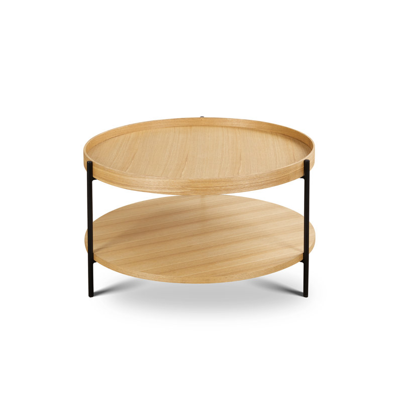 Aunica Three Leg Coffee Table, 39cm H x 68cm L x 68cm W